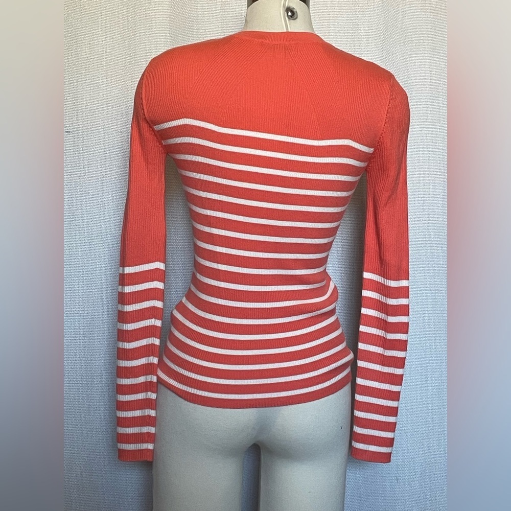 Kinross Cashmere ribbed top - Picture 3 of 5